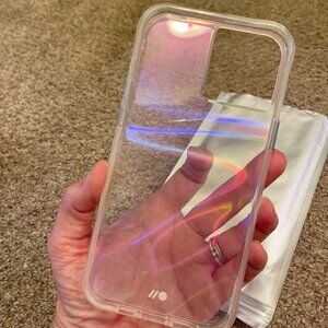 Iridescent Clear Phone Case iPhone 12 Max Pro or 12 **Stocking Stuffer-Gift**